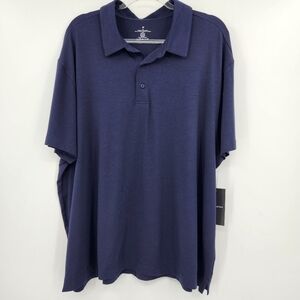 Fabletics The 24-7 Polo Shirt Mens Size 2XL Navy NWT